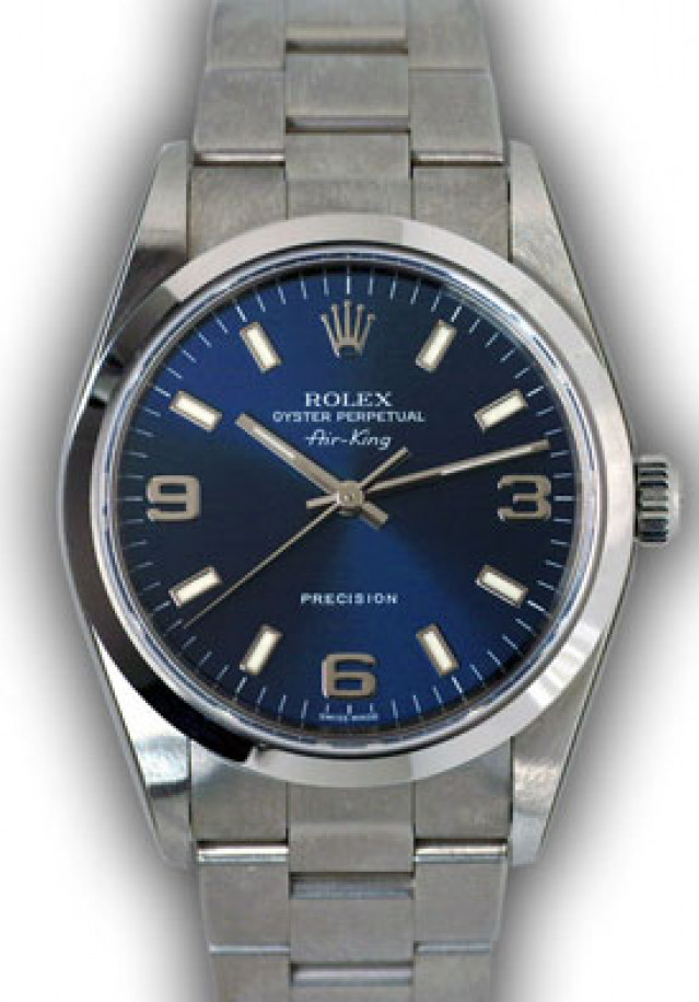 Pre-Owned Rolex Air King 14000M Steel Year 2006 2006
